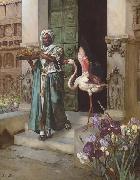 Rudolf Ernst Entering the Palace Gardens oil painting artist
